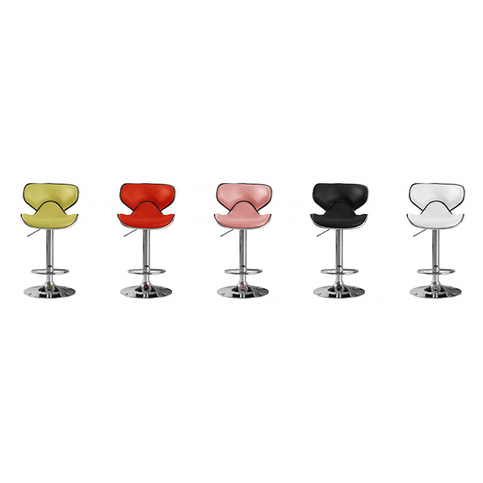 Hillside Bar Stool Chrome Base Available In Multiple Finishes - Click Image to Close